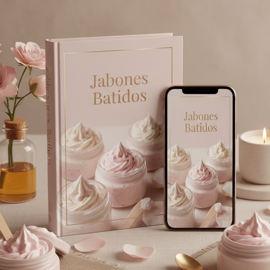 Jabones Batidos: Elabora Jabones Naturales, suaves y aromáticos para cuidar tu piel sin quimicos.